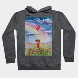 Corgi - Love is in the air Hoodie